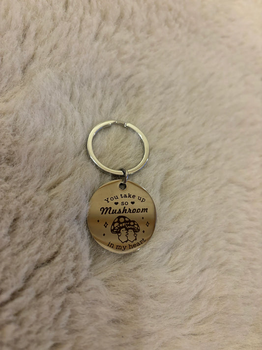 Couples Mushroom Keyring