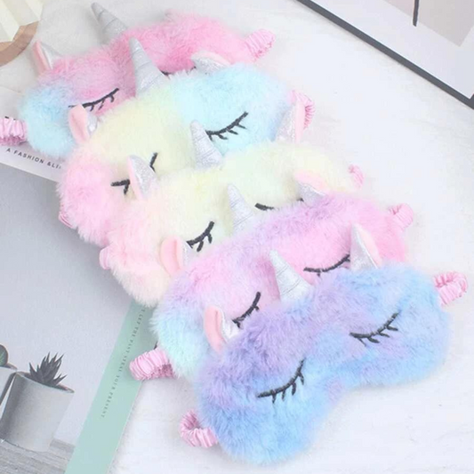 Unicorn Fluffy Eye Masks